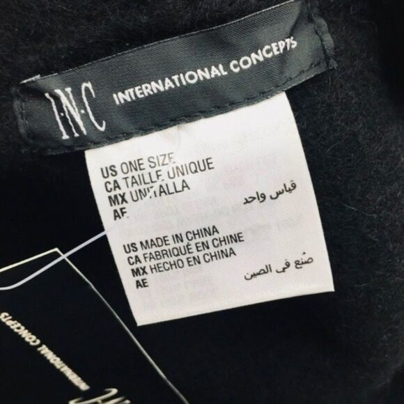 INC Classic Wool Beret Embellished with Multi-Colored Crystal Accents - MSRP $38 - Picture 6 of 6